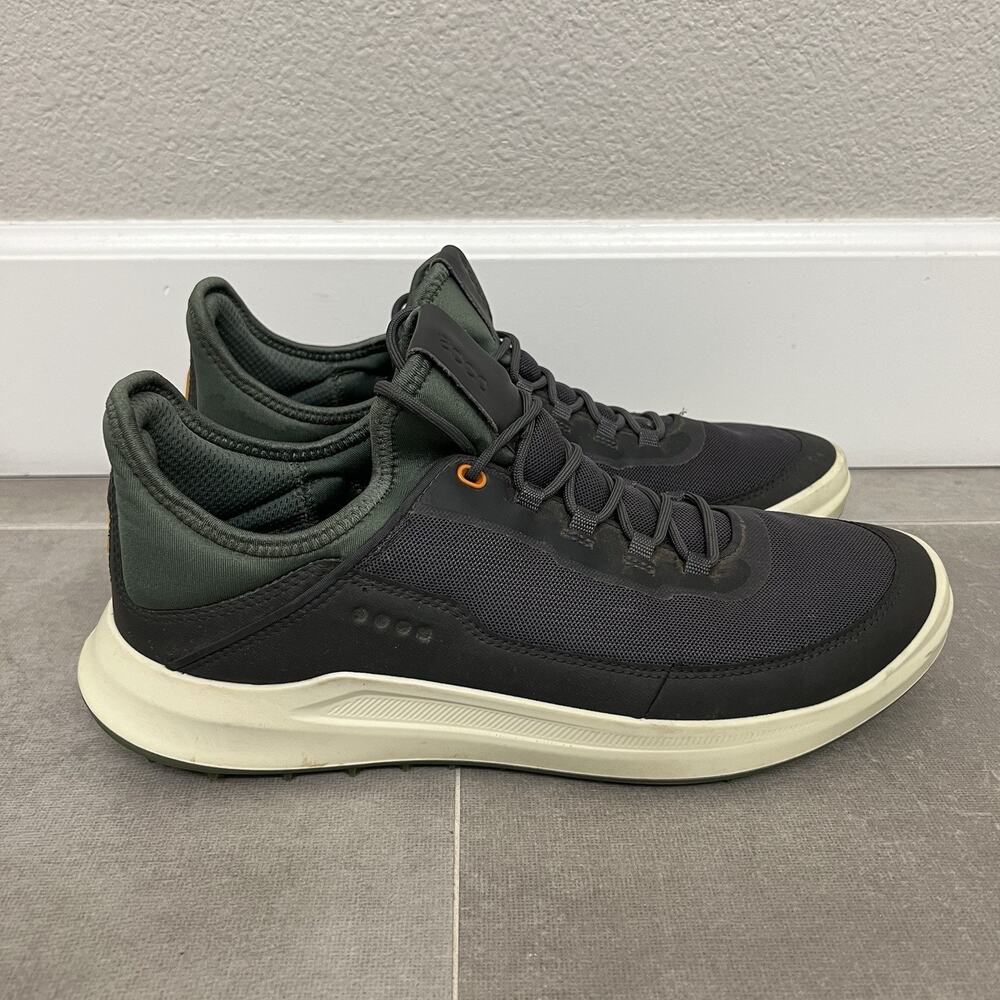 Ecco Core Mesh Mens Size 10-10.5 Gray Sneaker Casual Golf Spikeless Shoes